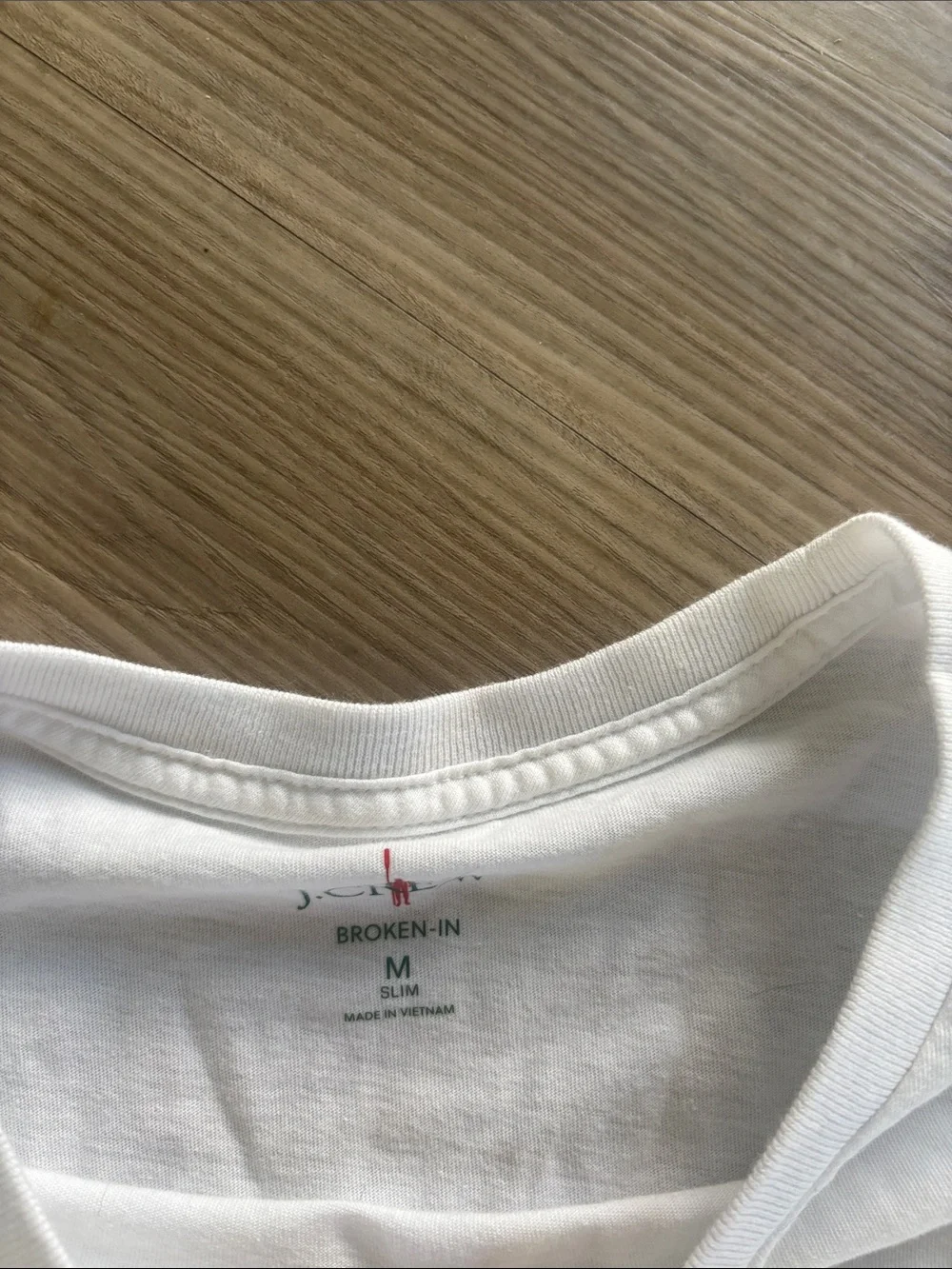 J. Crew White Short-Sleeve Crewneck Tee